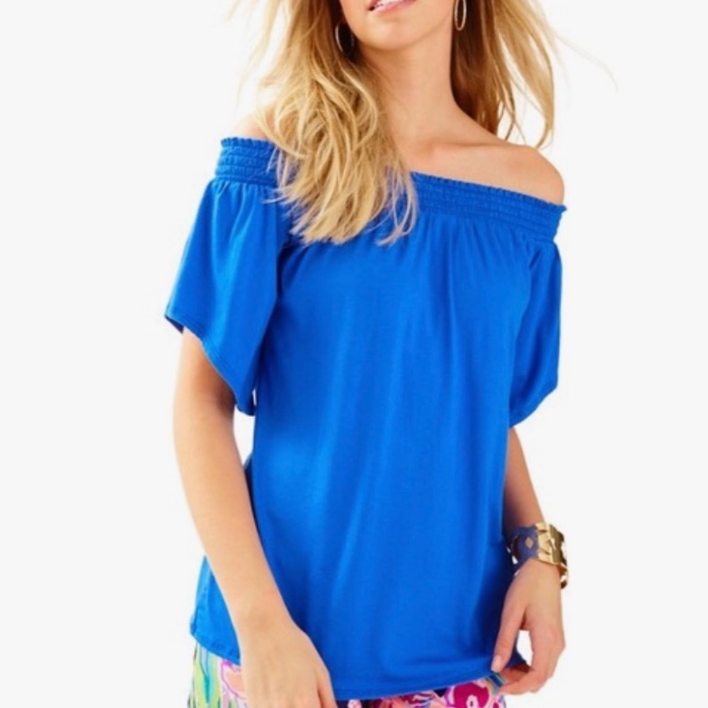 Lilly Pulitzer off the shoulder top
